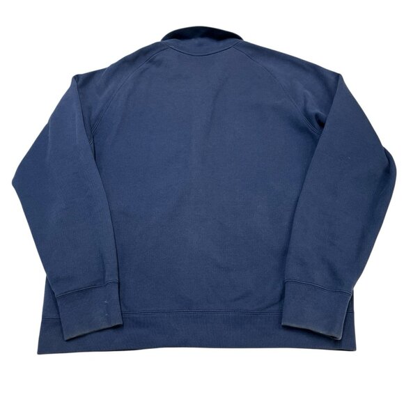 Polo Jeans Company Jacket Mens L Navy Blue Flag Embroidered Full Zip Preppy - Picture 2 of 9